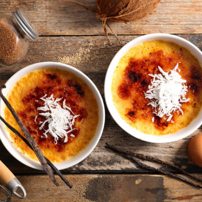 Spiced Coconut Crème Brûlée